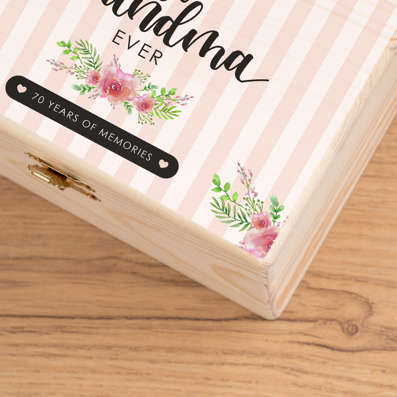 Houten kistje met foto bedrukken en maken