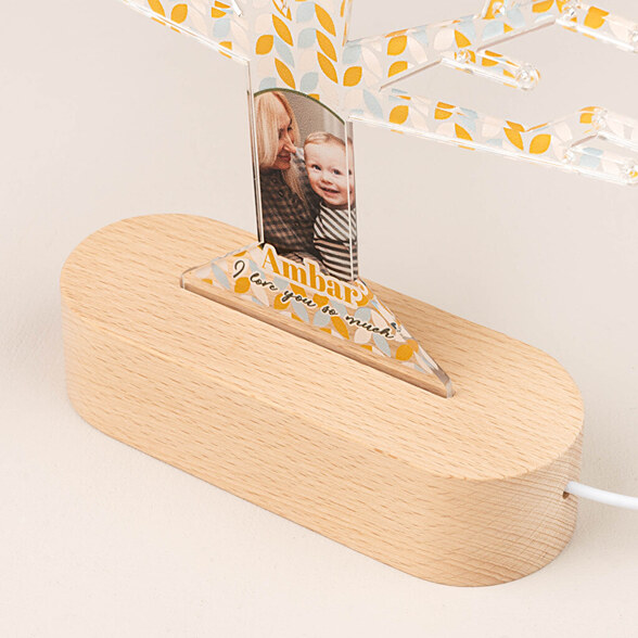 Organizador de joyas personalizado luminoso