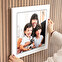 Personalised photo print with aluminium frame