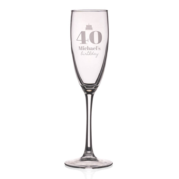Gepersonaliseerde champagneglazen