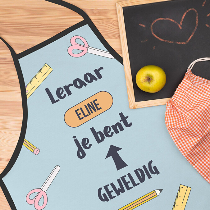Schort bedrukken en maken