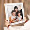 Personalised photo print with aluminium frame