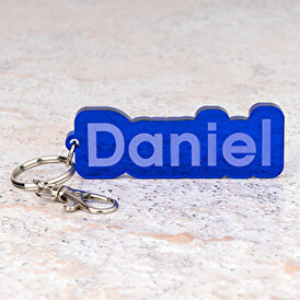 Keyring with name