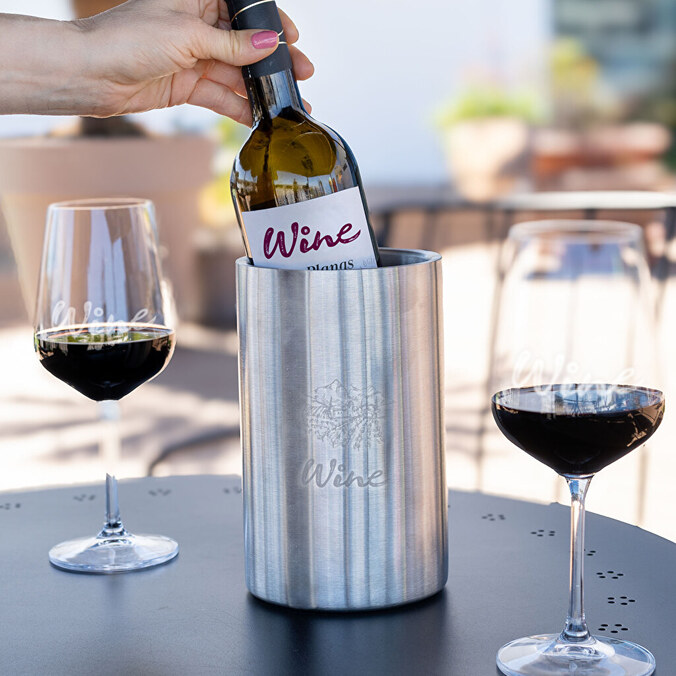 Personalised wine bottle coolers