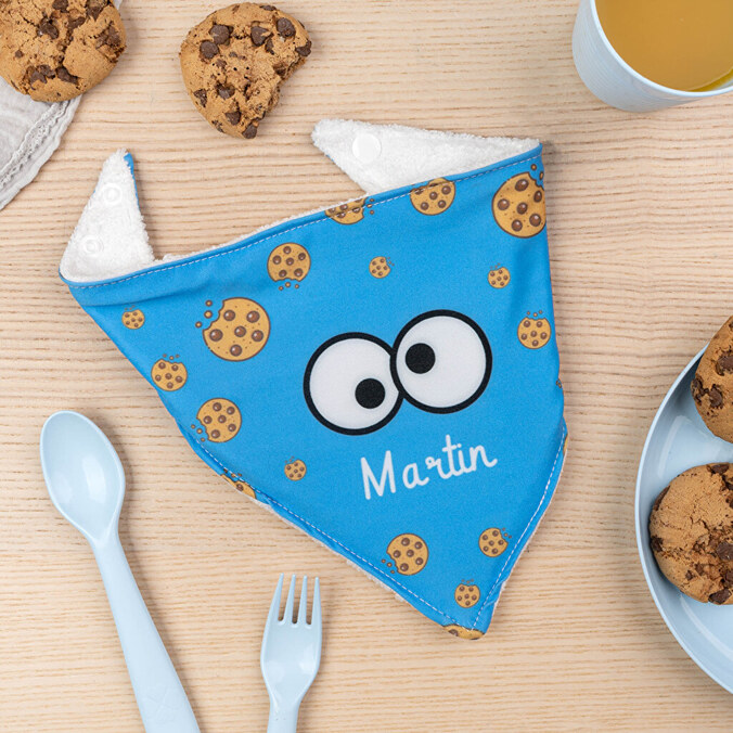 Personalised bandana bib
