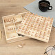 Jogo sudoku personalizado de madeira