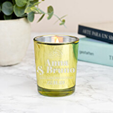 Personalised scented candles