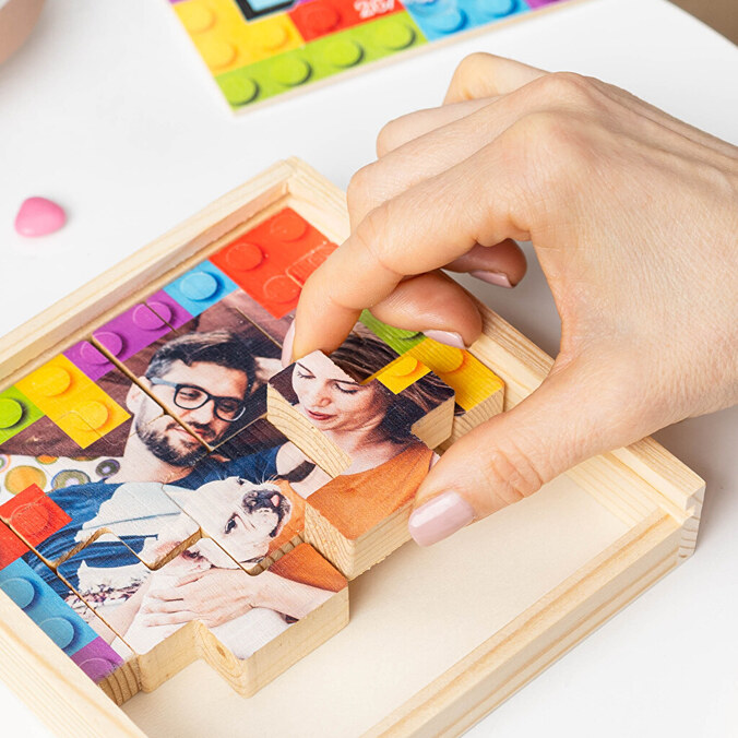 Puzzle Tetris s fotkou