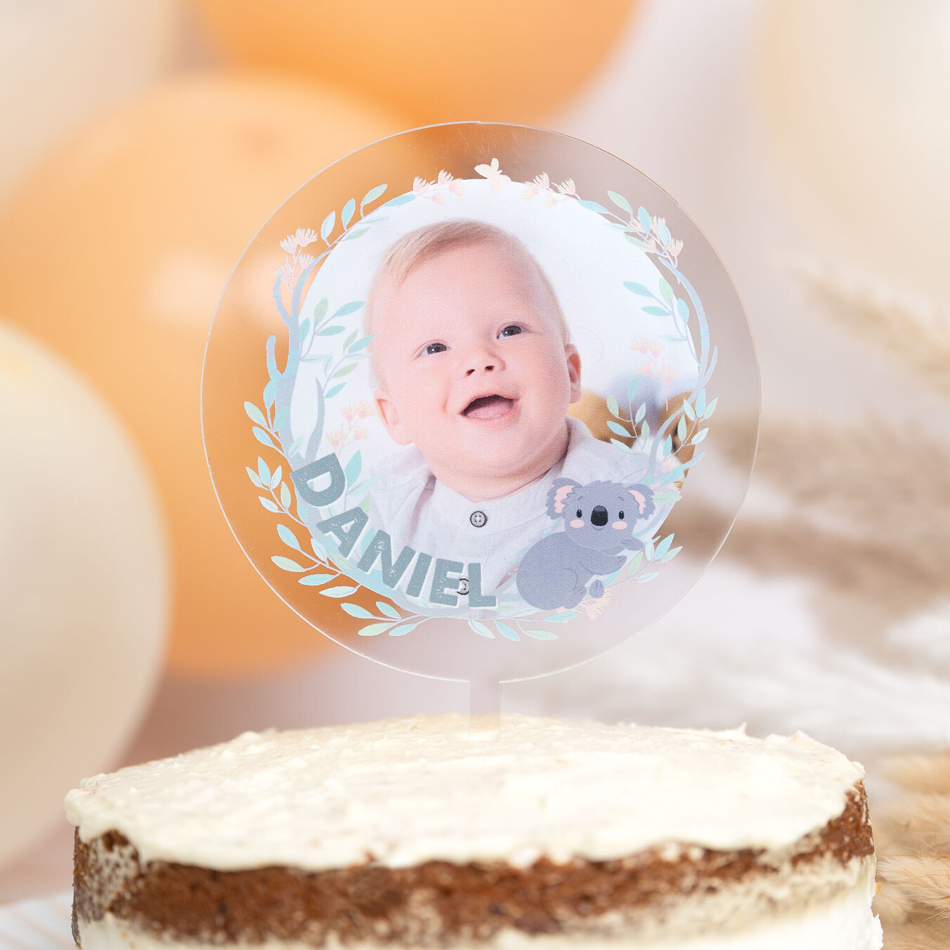 Persoonlijke cake topper
