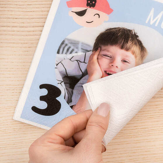 Personalisierte Servietten aus Papier Personalisierte Servietten aus Papier