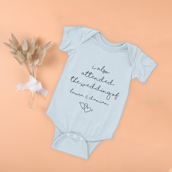 Personalised baby bodysuits