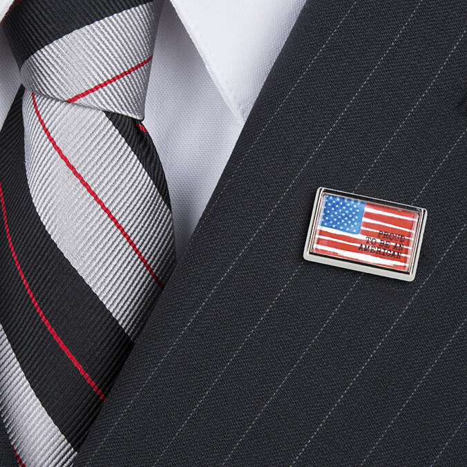 Pin metallo rettangolare personalizzato