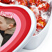 Boîte de bonbons et de chocolats cœur personnalisée