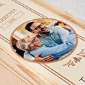 Caja de vino personalizada individual + 1 botella