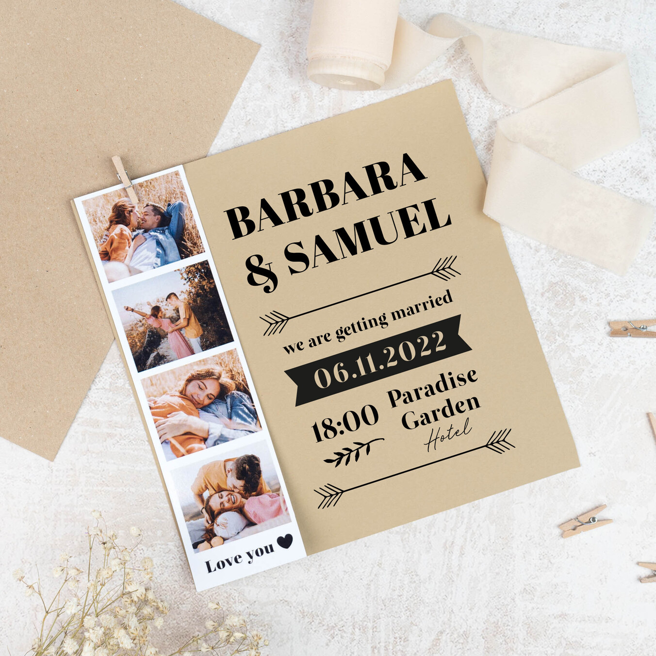 Personalised photo strips