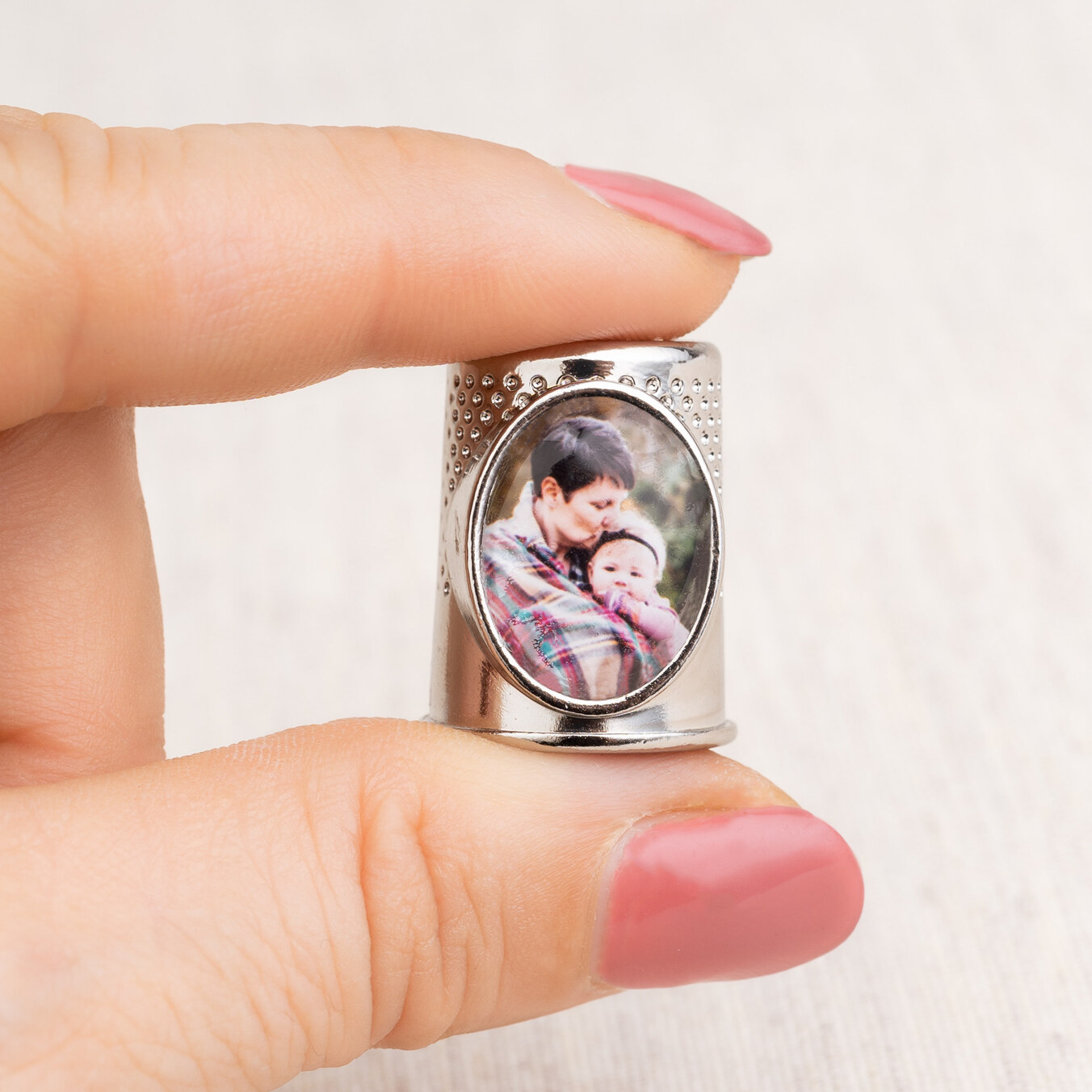 Fingerhut mit Foto bedrucken lassen