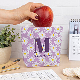 Porte snacks réutilisable en tissu