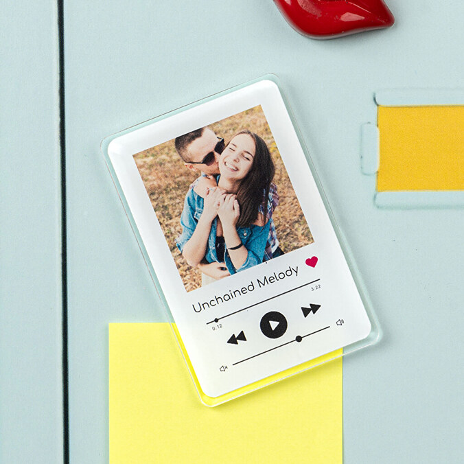 Imán de metacrilato personalizado rectangular