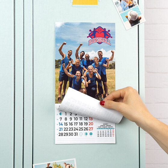 Personalised magnetic fridge calendars