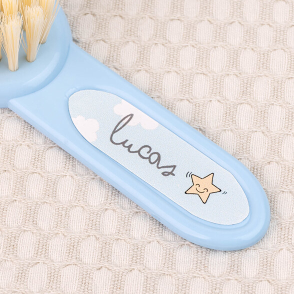 Spazzola e pettine neonato personalizzati