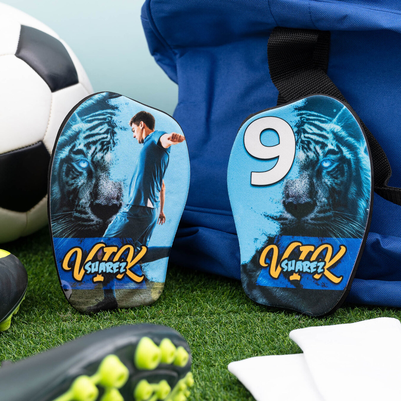 Espinilleras acolchadas personalizadas