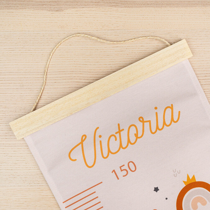 Højdemåler med navn og billede