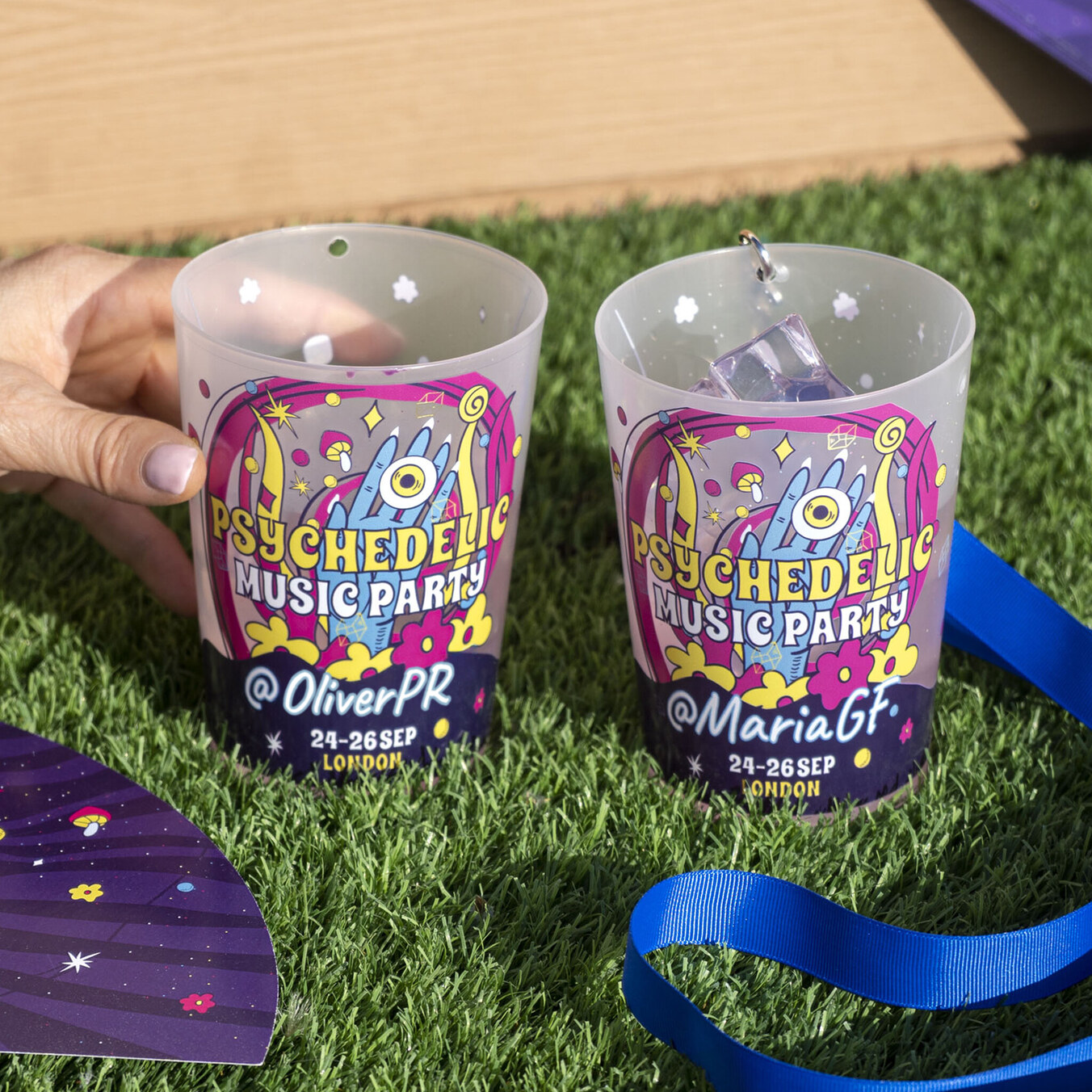 Personalisierte Plastikbecher Wiederverwendbar