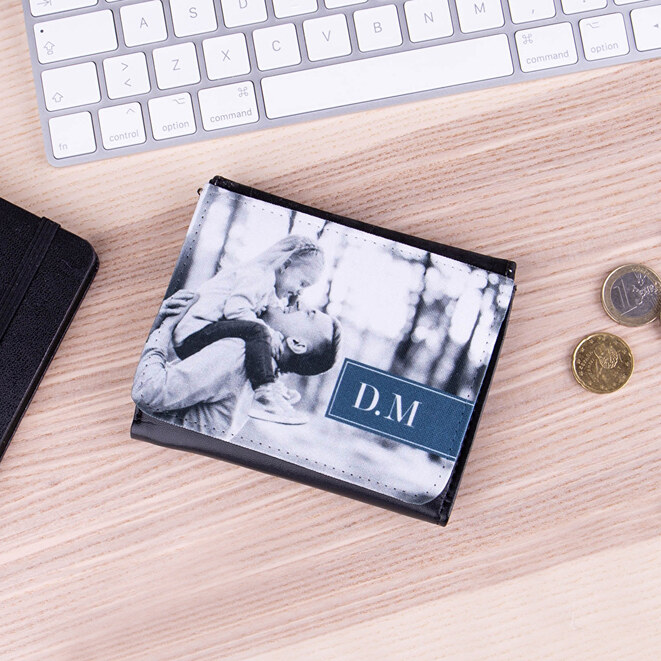 Personalised mens photo wallet Personalised mens photo wallet
