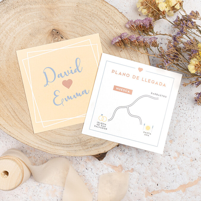 Tarjeta Plana 20x20 cm