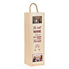 Personalised wooden wine box