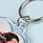Personalizowany brelok do kluczy serce z plexi