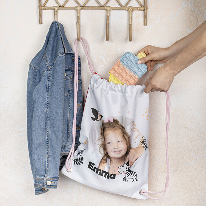 Mochila de cuerdas personalizada