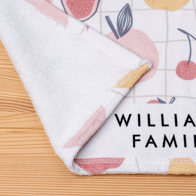 Personalised tea towels