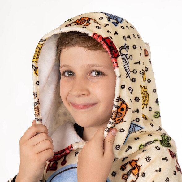 Personalised blanket poncho
