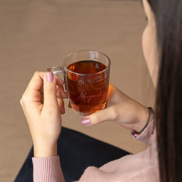 Spersonalizowana szklanka do herbaty