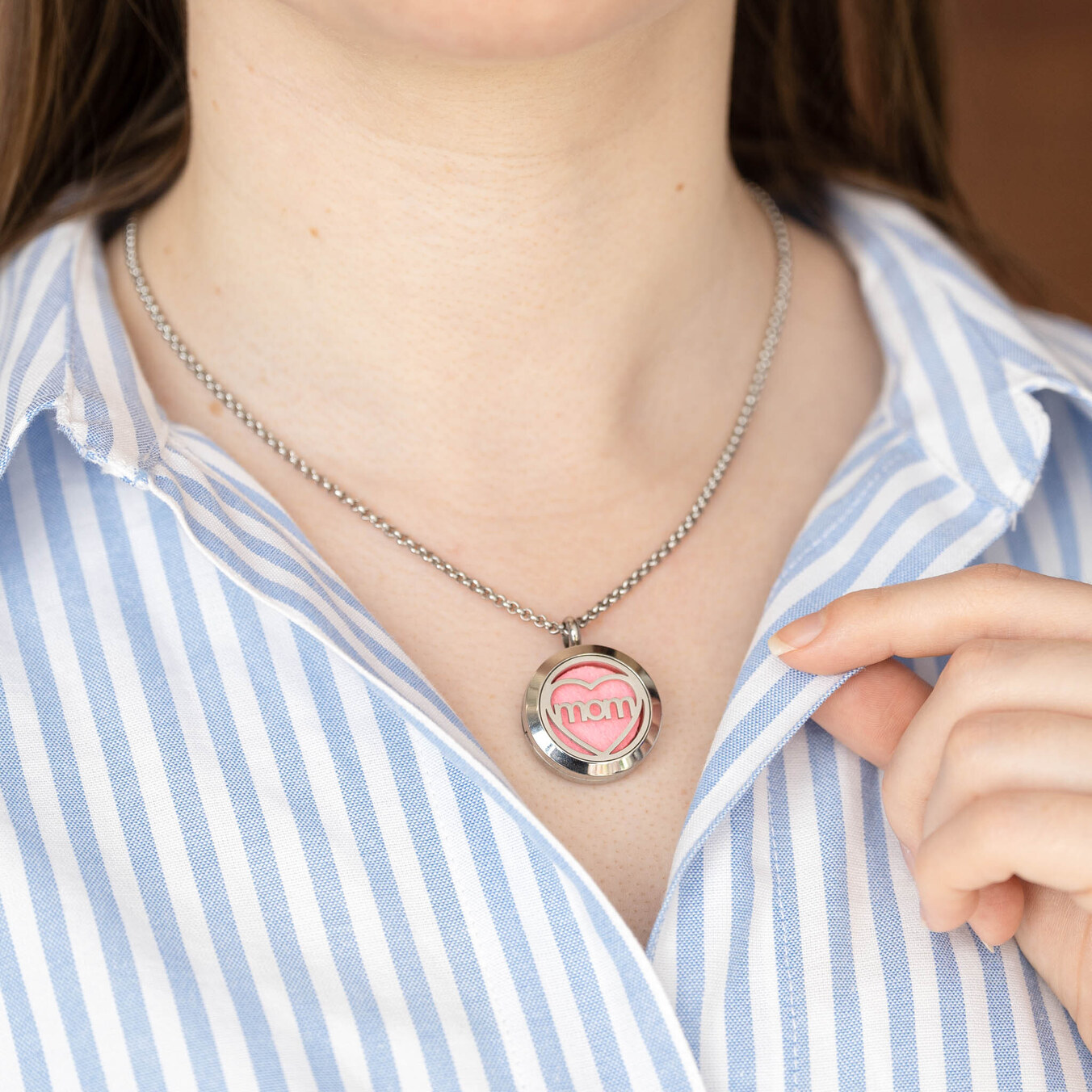 Kette Aromatherapie mit Gravur