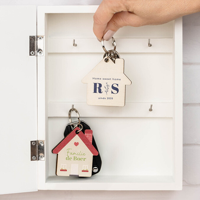 Houten sleutelhangers bedrukken