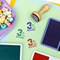 Personalised wooden stamps