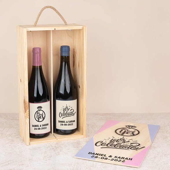 Caixa para vinho personalizada