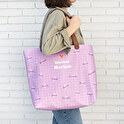 Borsa shopper con cerniera personalizzata