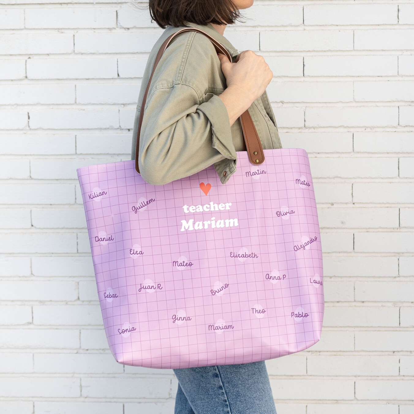 Persoonlijke shopper tas met rits