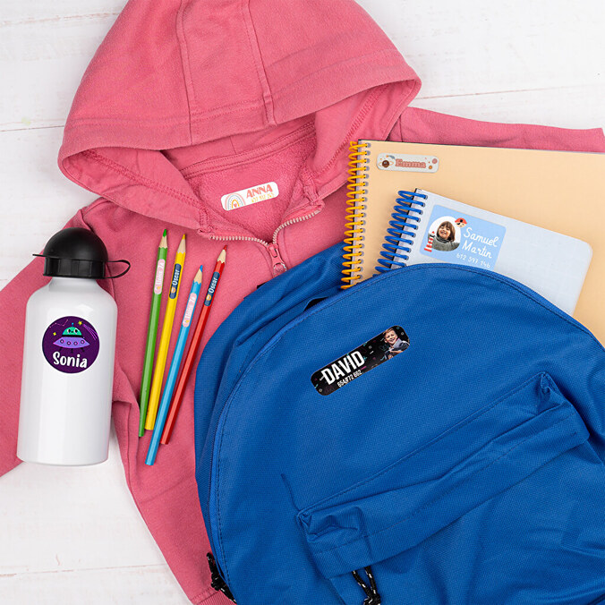 Etiquetas para ropa personalizadas termoadhesivas