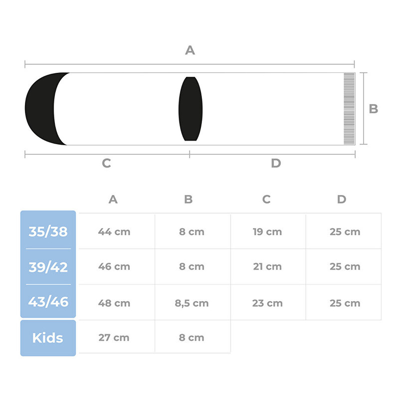 Sizing chart Sizing chart