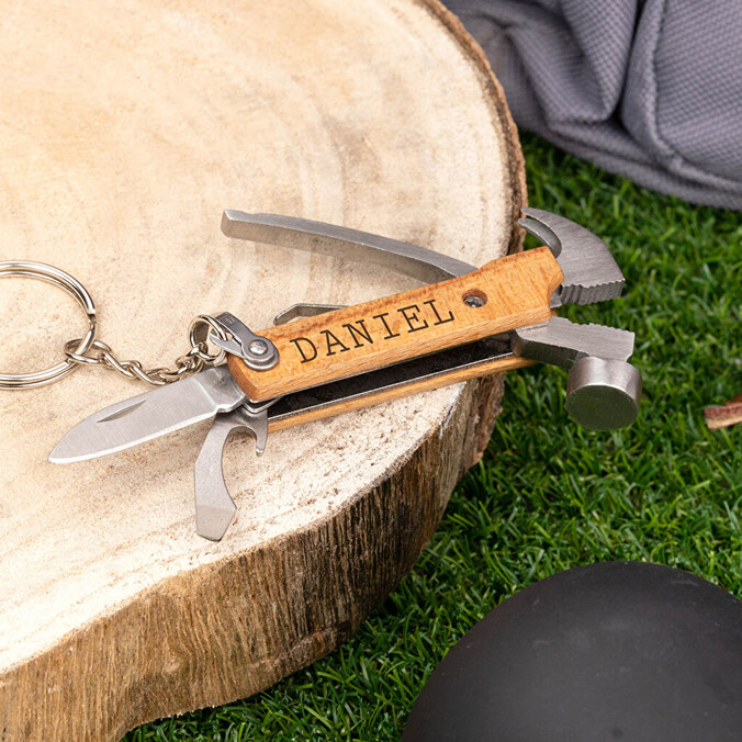 Personlig nøglering med multiværktøj