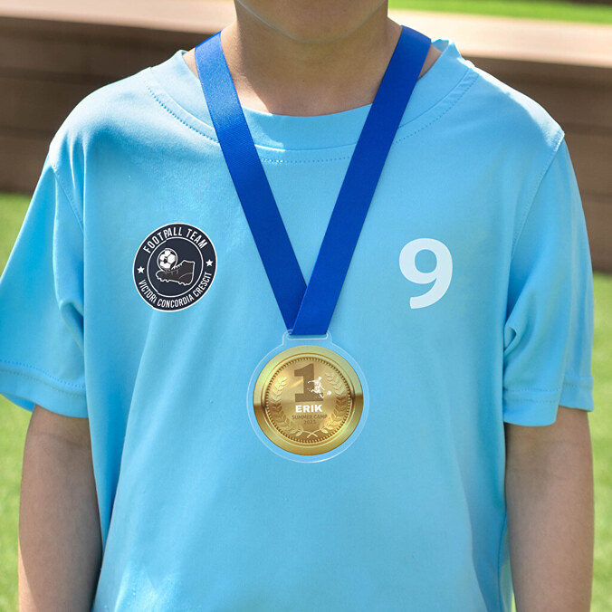 Personalised acrylic medal