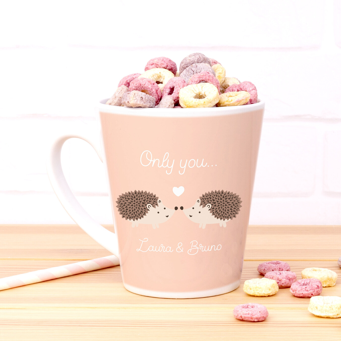 Personalised cone shaped mug