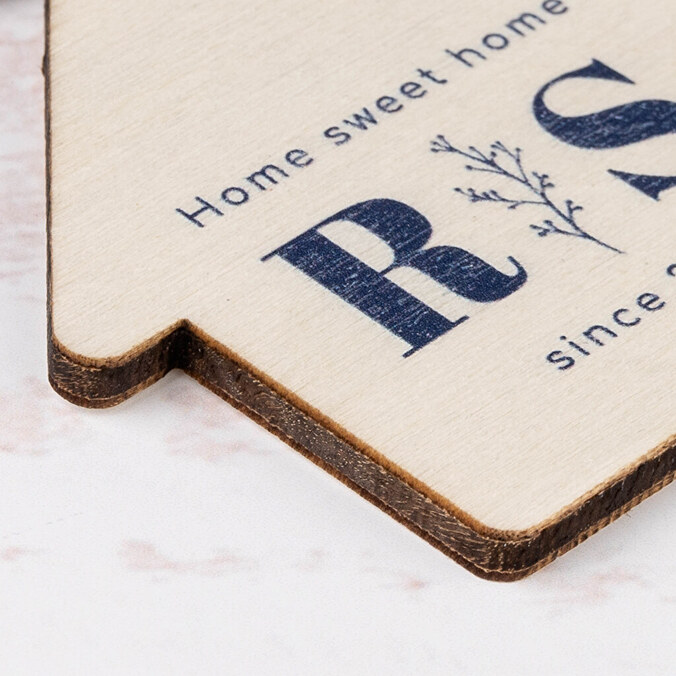 Portachiavi in legno personalizzati