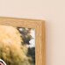 Personalised photo print with wooden frame