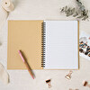 Notizbuch Kraft aus recyceltem Papier personalisiert