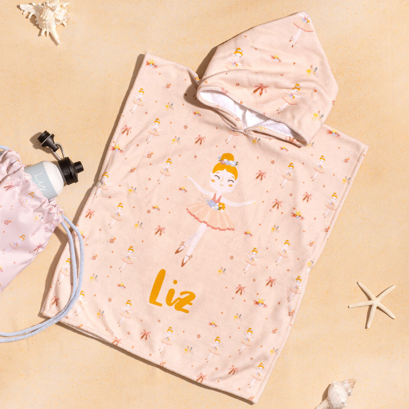 Accappatoio poncho personalizzato